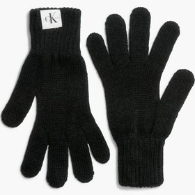 Resim Calvin Klein MONOGRAM GLOVES Erkek Siyah Eldiven 