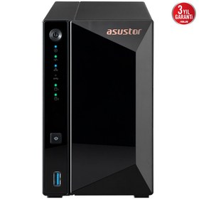 Resim Asustor AS3302T V2 Realtek RTD1619B 2 GB RAM 2 Yuvalı Nas Depolama Ünitesi 90IX01I1-BW3S00 