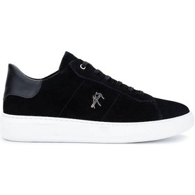 Resim Tamer Tanca Erkek Hakiki Deri Siyah Süet Sneakers & Spor Ayakkabı 352 22351 Erk Ayk Y25 Sıyah Suet Siyah 