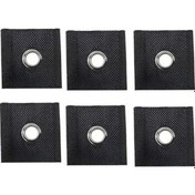 Resim Trendooze 6lı Pvc Karavan Tentene Kancası Siyah Kamp Çadırı Asma Aksesuarı Gaojunshop01 