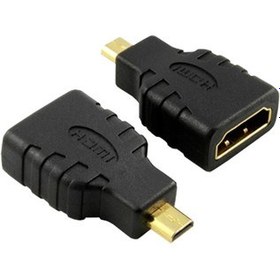 Resim HDMI Dişi A Tipinden Micro Erkek HDMI D Tipine Çevirici 