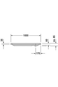 Resim Duravit Duravıt D-code Dus Teknesı 720107000000000 