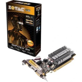 Resim Zotac Nvidia GF 210 Synergy 1GB 64Bit DDR2 (DX10.1) PCI-E x16 Ekran Kartı 