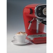 Resim Ariete Ceffe Retro Cappuccino-Espresso Makinesi Kırmızı Ariete Ceffe Retro Cappuccino-Espresso Makinesi Kırmızı