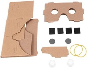 Resim Karton için 6 inç DIY 3D VR Sanal Gerçeklik Gözlükleri 