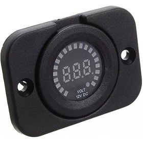 Resim Kamyon Araba Marin Volt Gösteren Pano Kulaklı Panel Tip Voltmetre (544074133) 