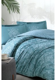 Resim Özdilek Antico Tek Kişilik Nevresim Takımı Petrol 160 x 220 