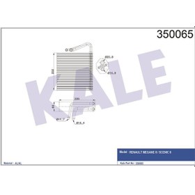 Resim KALE 350065 EVAPORATÖR MEGANE II SCENIC II 