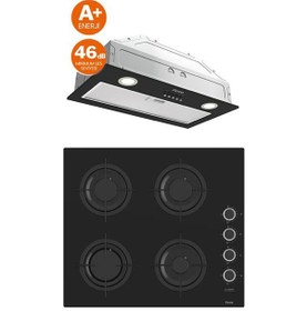 Resim Ferre Mega Plus Serisi CS205 + D050-SA 2'li Cam Ankastre Set 