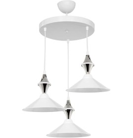 Resim Genel Markalar Axes Beyaz Tepsili Karo Krom 3lü Beyaz Maya 