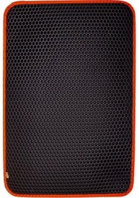 Resim Cattie Altıgen Model Kum Toplayıcı Fonksiyonel Kedi Paspası Large Turuncu 50x75 Cm 