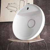 Resim Esvit Vision Class Tezgah Üstü Çanak Lavabo 42 cm 