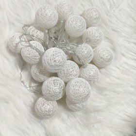 Resim 1.5m/3m Beyaz Küre Dize LED Beyaz Küre Peri Işıkları Yatak Odası Parti Düğün Dekorasyonu Sıcak Atmosfer ve Tatil Aydınlatması ile Mükemmel Uyum 