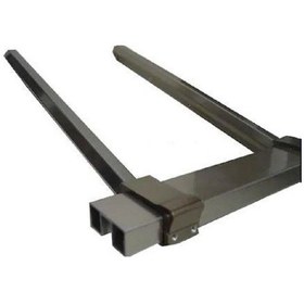 Resim Balkon Kurutma Demiri Kare Korkuluk Bronz 80x30 