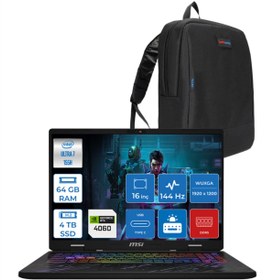 Resim MSI Pulse 16 Aı Ultra 7 155H 64GB Ddr5 4tb SSD 8GB/RTX4060/140W 16" IPS Wuxga 144Hz 