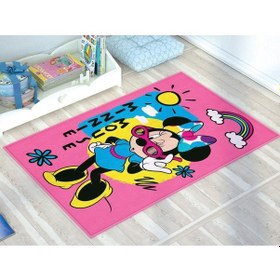 Resim Zorlu Lisanslı Çocuk Halısı Minnie Blink 80X120 