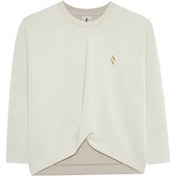 Resim Skechers Soft Touch Crew Neck Sweatshirt Kadın Bej Sweatshirt 