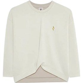 Resim Skechers Soft Touch Crew Neck Sweatshirt Kadın Bej Sweatshirt 