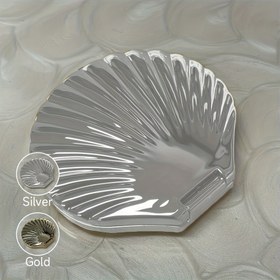 Resim Shell Style Kompakt El Tipi Makyaj Aynası, Günlük Hayat Dokunuşları ve Makyaj İçin Uygun 