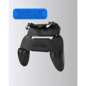 Resim Yaman Market Pubg Mobile Için Tetikleyicili Joystickli Telefon Gamepadi - KB002H-6HCUE9 