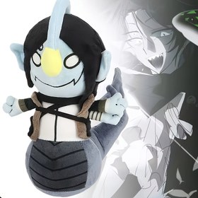 Resim Sebastian Solace Deniz Canavarı Peluş Oyuncak - Gençler için Gri Polyester Dolgulu Hayvan, Mükemmel Cadılar Bayramı Dekoru & Hediye 