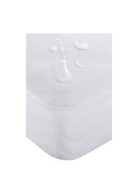 Resim Evony 160x200+30 Cm Çift Kişilik Sıvı Geçirmez Fitted Alez Micro Yatak Koruyucu Beyaz 