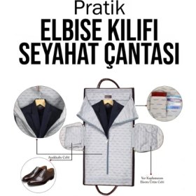 Resim Pratik Elbise Kılıfı Seyahat Çantası 