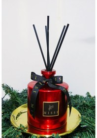 Resim Missi Parlak Kırmızı Silindir Şişe Nar Fig Oda Kokusu 500 ML 