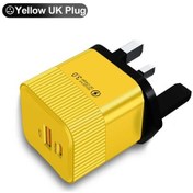 Resim Hızlı Usb Tip C Şarj Cihazı Hızlı Şarj 3.0 Hızlı Şarj Cihazı Taşınabilir Mobil Uk Yellow 02 