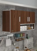 Resim Kenzlife hazır mutfak mirandus cvz 060*120*22 mutfak banyo dolabı kapaklı raflı 