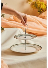 Resim Karaca Melda Ayaklı Kek Standı 26 Cm 