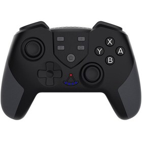 Resim Leezsingjiroskop Fonksiyonlu Kablosuz Bt Gamepad Çift Motor Titreşim Fonksiyonu Switch/switch Lite Host Siyah Ve Gri İle Uyumlu 