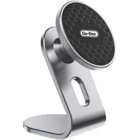 Resim Go-Des GD-HD719 360 Derece Dönebilen Magnetik Araç Içi Telefon Tutucu Düz Zemin Versiyon 
