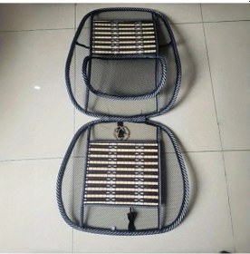 Resim Boatshop1 Bambu İpek Bel Yastığı 1 Adet Nefes Alabilen Masaj Fonksiyonlu Araba Koltuğu Minderi Yaz Sürüş Konforu İçin Serinletici Bel Desteği 