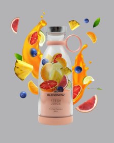 Resim Pembe Ve Beyaz Renk Seçenekli Mini Boy Meyve Sıkıcı - Lisinya 