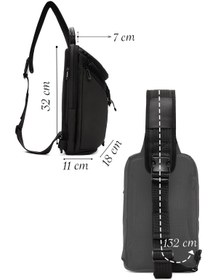 Resim D-Pack Erkek Siyah Uzun Askılı Omuz Çantası - Siyah / 00 