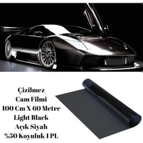 Resim Guard Çizilmez Cam Filmi 100 Cm X 60 Metre Light Black Açık Siyah %50 Koyuluk 1 PL 