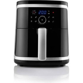 Resim Allians Yüksek Kapasiteli Siyah Airfryer ile Sağlıklı ve Pratik Pişirme 