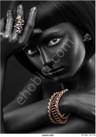 Resim Lineart Pirinç Dekopaj Kağıdı Model - 1761 