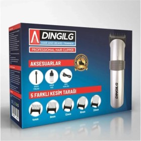 Resim Siyah Dıngılg RD-609 Saç Kesme Makinesi, Şık ve Kullanışlı Tasarım 