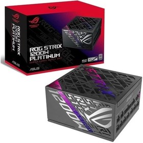 Resim Asus Rog Strix 1200P 1200 W 80+ Platinum Tam Modüler Güç Kaynağı 