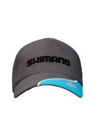 Resim Shimano Turkey Füme Turkuaz Balık Desen Şapka Gri - Mavi 