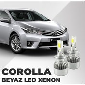 Resim Oyota Corolla Uyumlu 2004-2012 Şimşek Etkili Sis Led Xenon Far Ampulü 