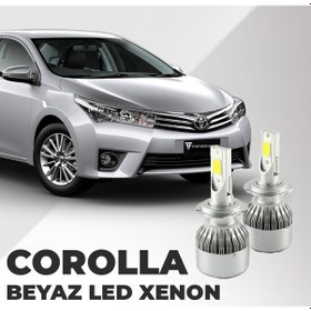 Resim Oyota Corolla Uyumlu 2004-2012 Şimşek Etkili Sis Led Xenon Far Ampulü 