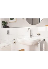 Resim Start İkili Uzun Havluluk, 439 Mm, Duş, Banyo Aksesuarları, Krom, 41183000 Siyah 
