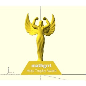 Resim Opencart Özelleştirilebilir Beefy Trophy + Blender Bake Öğreticisi Sadece Plastik Aparattır 