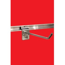 Resim 10 Adet 10 cm Galvaniz Kanallı Pano Raf Askısı Kanallı Pano Kancası 