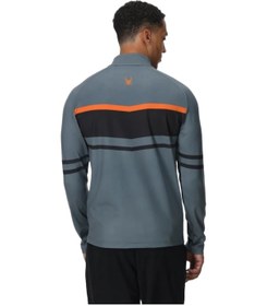 Resim Spyder Spyder Legacy 1/2 Zip Erkek İçlik Üst 4375 Mavi 
