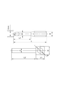 Resim Fett F1-12 Pld C740 Delik Büyütme Bara Takımı 