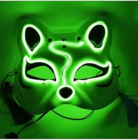 Resim Fastbuy 10 Renkli Led Fenerli Yüz Maskesi - Parti, Cosplay, Halloween İçin Işıl Işıl Maskesi 